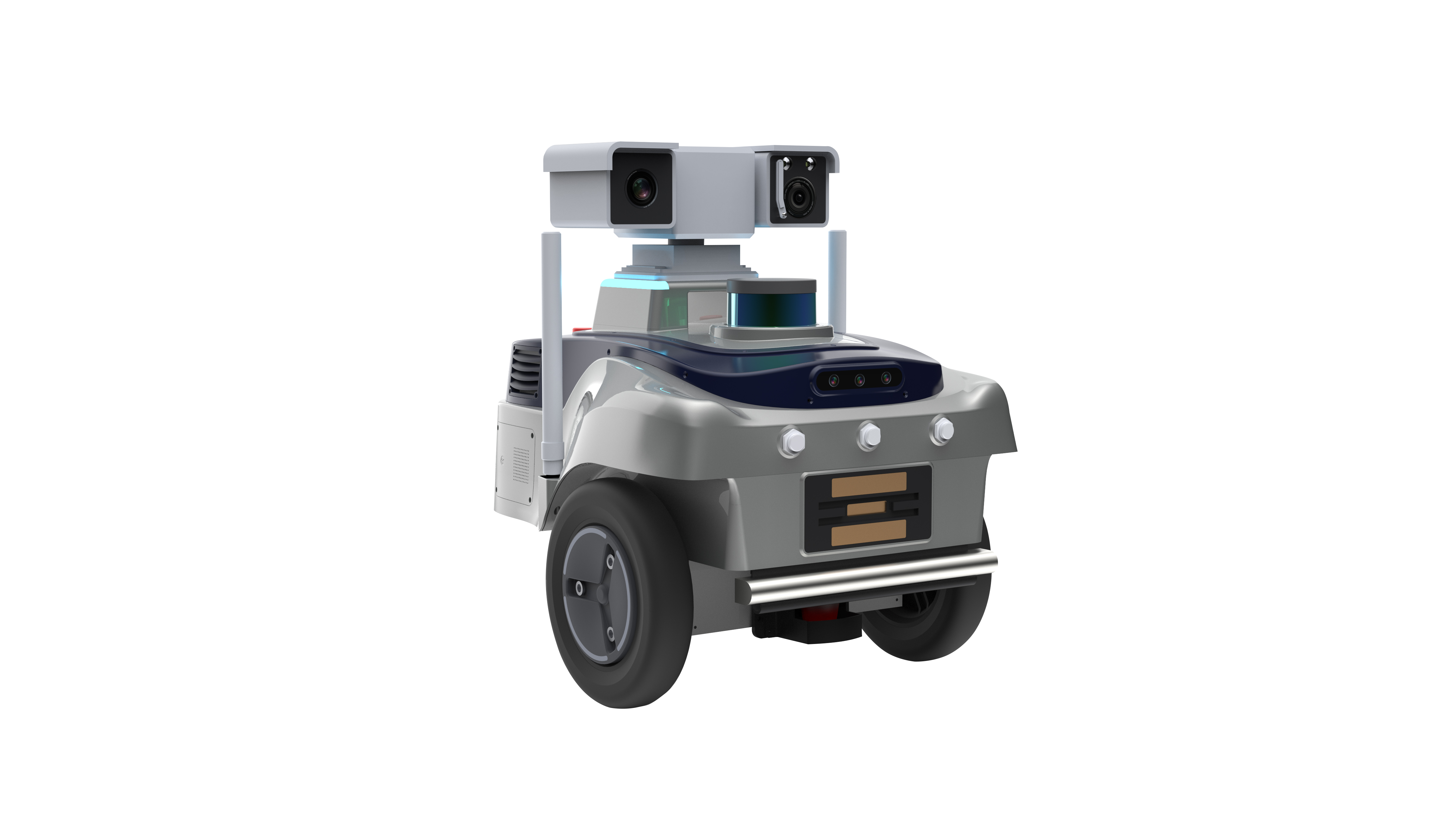 室外轮式巡检机器人